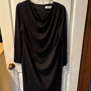MM Lafleur Black Long Sleeve Dress